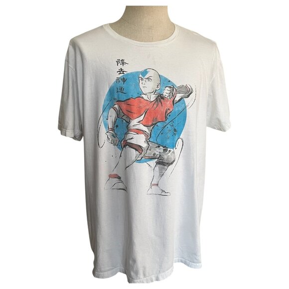 Avatar The Last Airbender Aang Katara Sokka Watercolor Graphic T-Shirt Men’s XXL - Picture 6 of 7